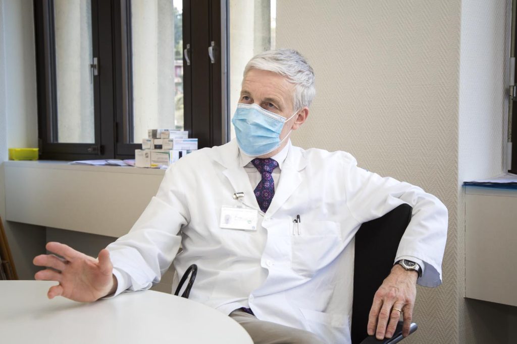Marco Pons, pneumologo, primario di medicina all’ORL (Stefano Spinelli)
