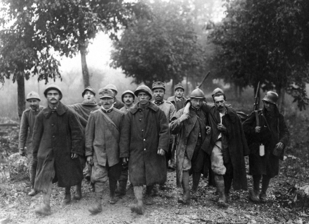 Prigionieri italiani durante la Prima Guerra mondiale (Marka)