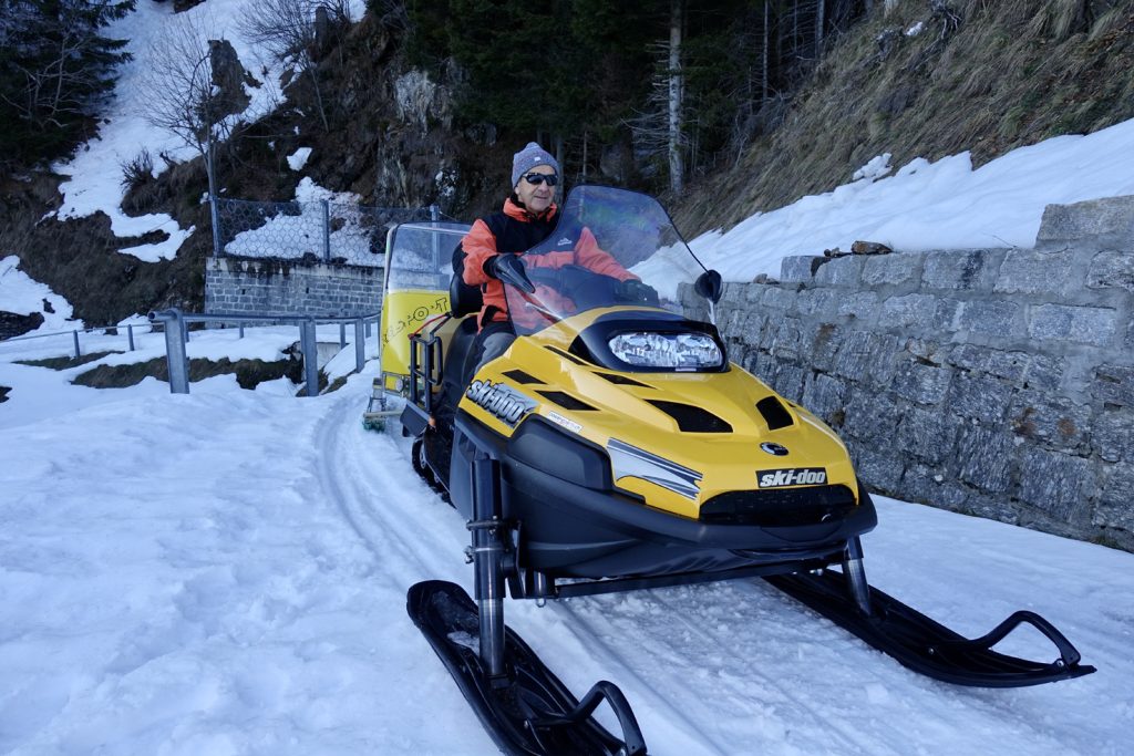 La taxi-slitta di Pasquale