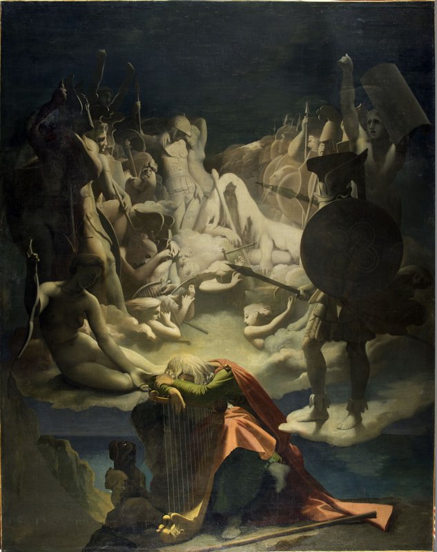 Il sogno di Ossian, 1813, Olio su tela (Musée Ingres, Montauban)