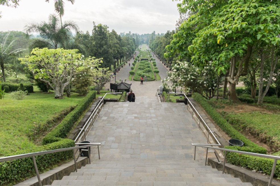 Ingresso del tempio buddista Borobudur