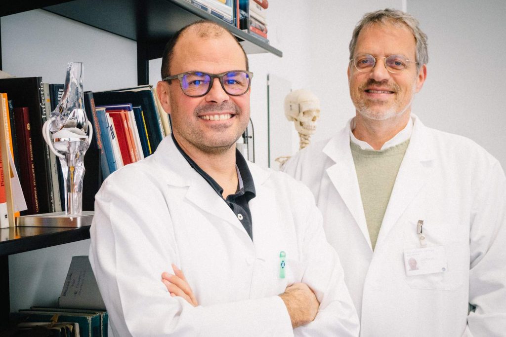 Il dottor Christian Candrian e il dottor Paolo Gaffurini (Vincenzo Cammarata)