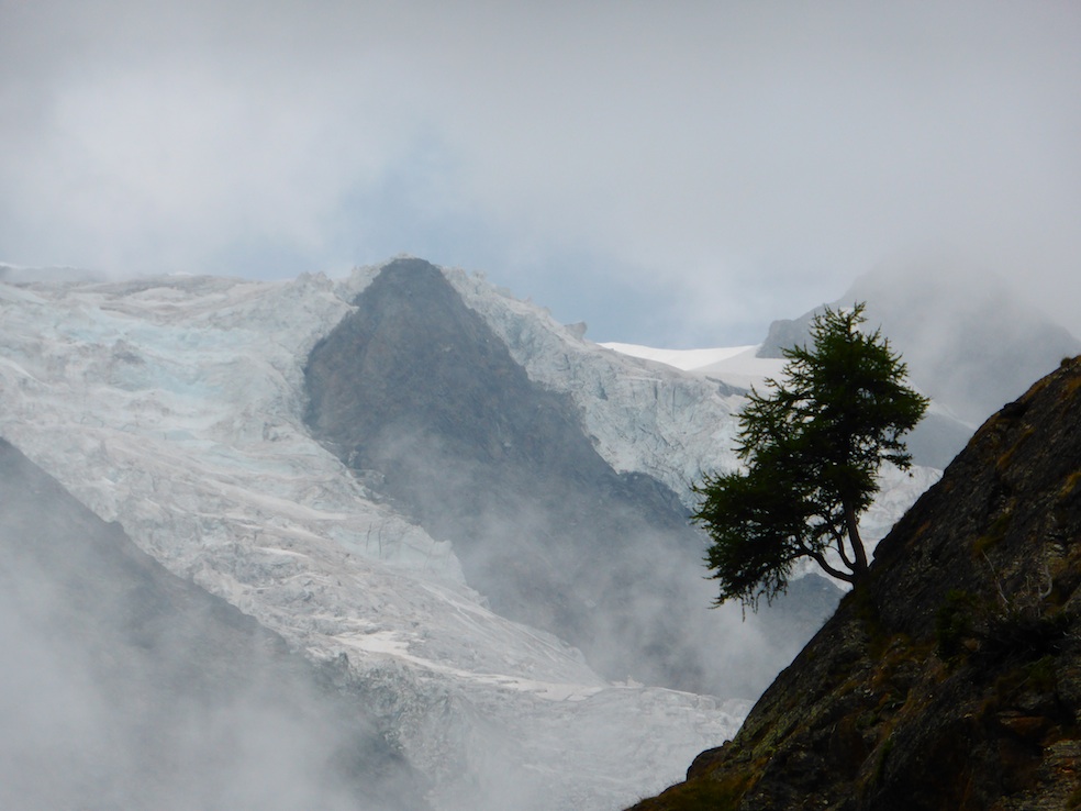 Hohbalmgletscher sopra Saas Fee nel Vallese (Marco Martucci)
