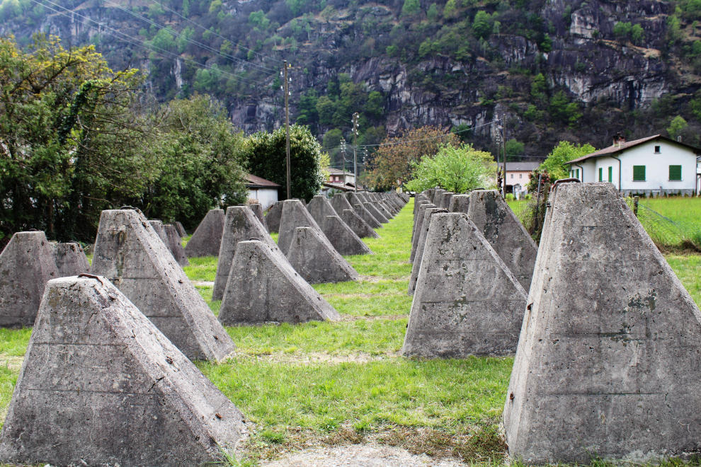 La linea LONA fu costruita tra il 1939 e il 1942 (E. Stampanoni)