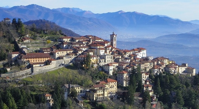 Veduta del Sacro Monte di Varese