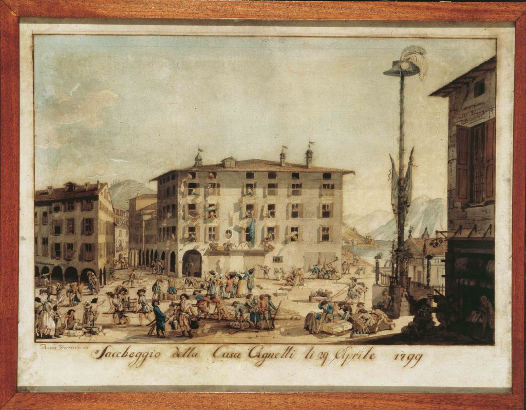 Acquerello di Rocco Torricelli (MASI, Collezione Città di Lugano)