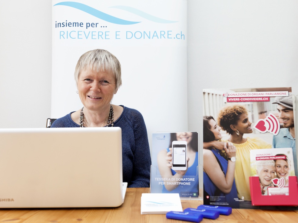 Eva Ghanfili, membro di comitato dell’associazione Insieme per ricevere e donare (Stefano Spinelli)