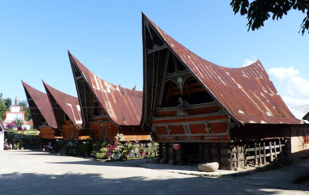 Case Batak al Lago Toba, Sumatra