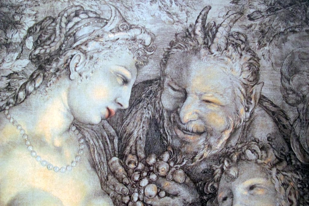 Dipinto dell’artista Hendrik Goltzius (1558-1617) dal titolo «Sine Cerere et Libero friget Venus» (Sailko)