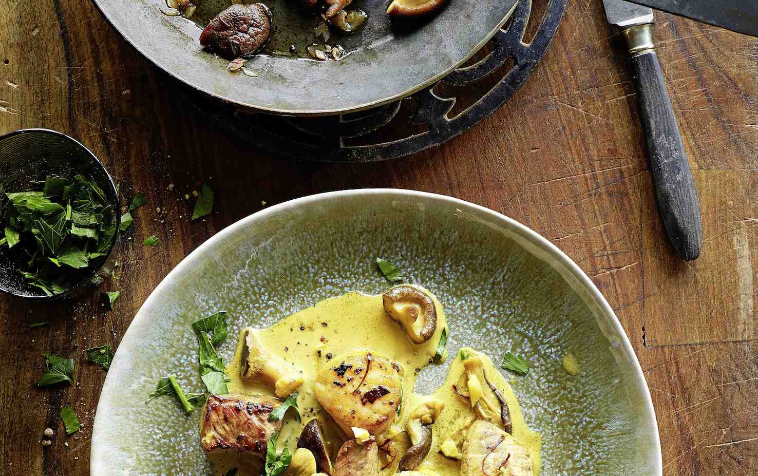 Ricetta - Codino di vitello e capesante - Azione