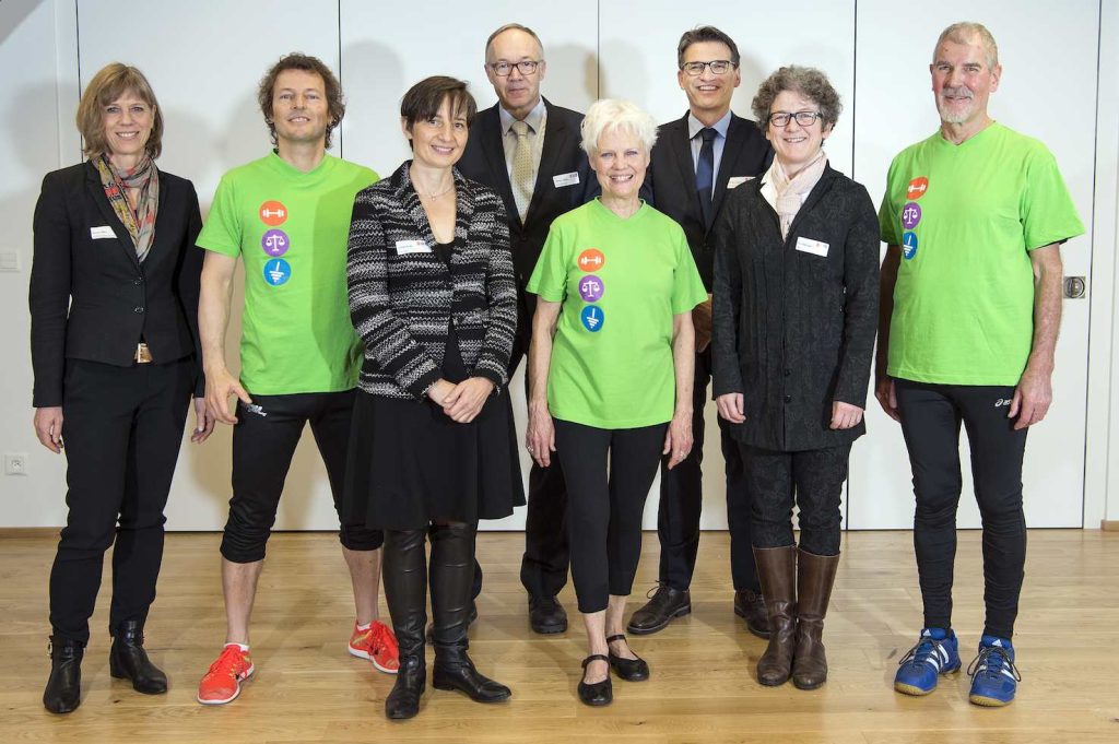 I membri del consultorio per la prevenzione di infortuni (Keystone)