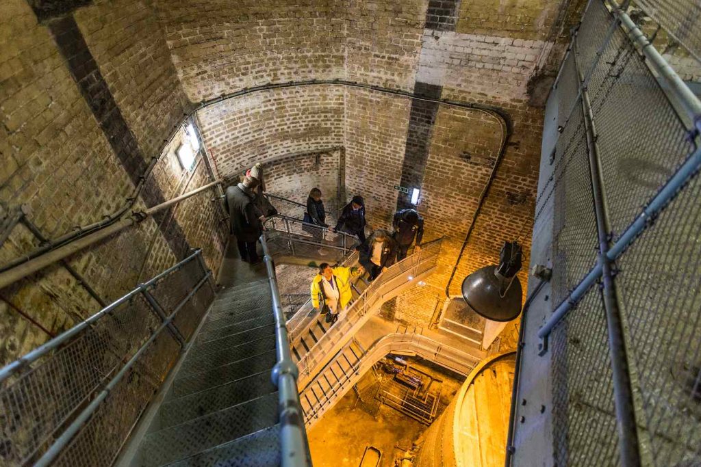 Scala di accesso alla Bascule Room