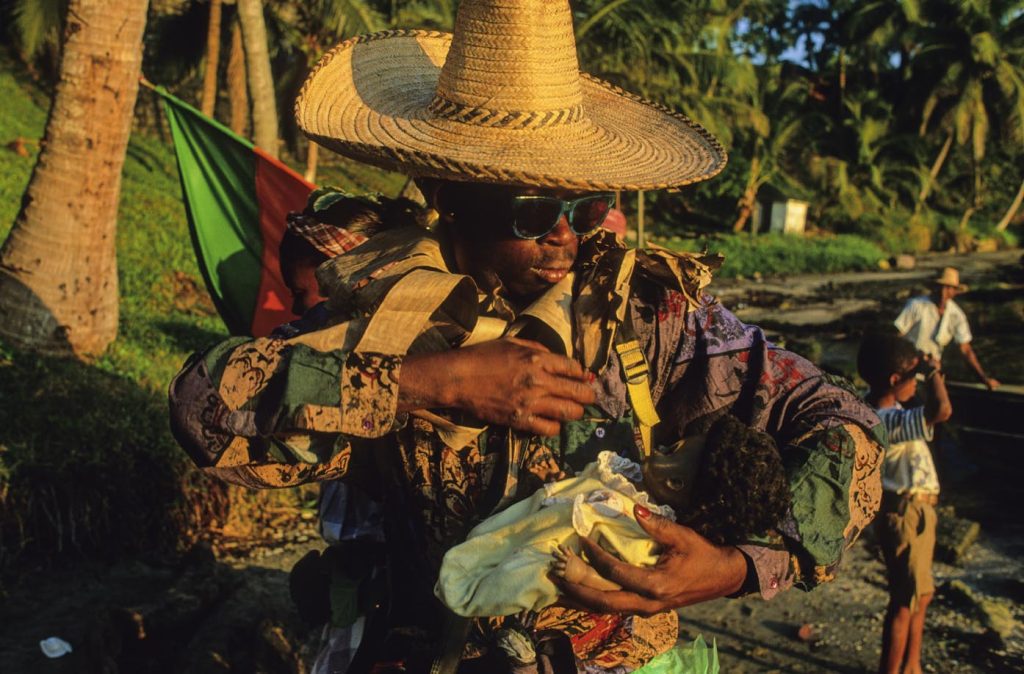 Festeggiamenti per il 26 novembre, il Dìa Nacional del Pueblo Garìfuna, istituito nel 1996 come tardivo riconoscimento di una minoranza.