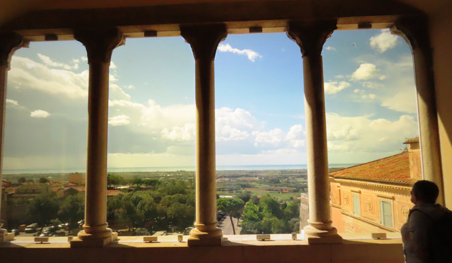 Vista sul mare da Tarquinia, Lazio (Paolo Brovelli)