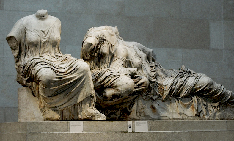 Opere nella sezione marmi del Partenone al British Museum di Londra. (Keystone)
