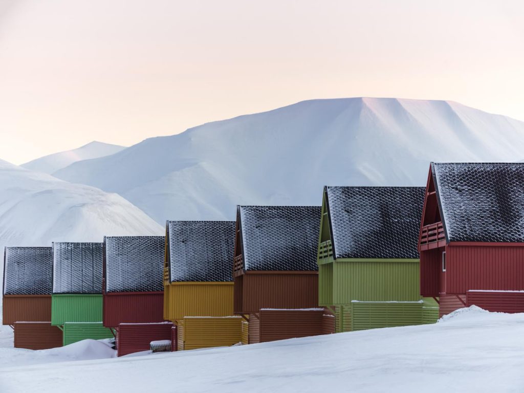 Le case colorate di Longyearbyen (Ottavio Giannella)