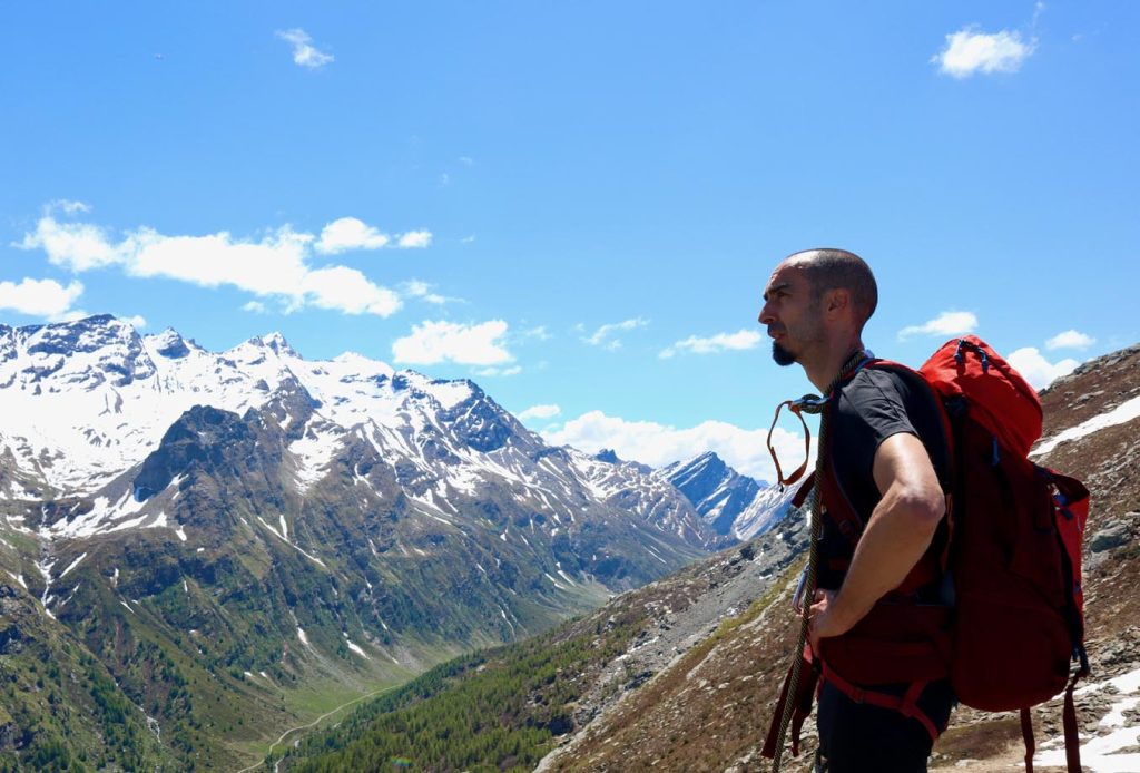 Lo scrittore-runner innamorato della montagna (foto Andina)