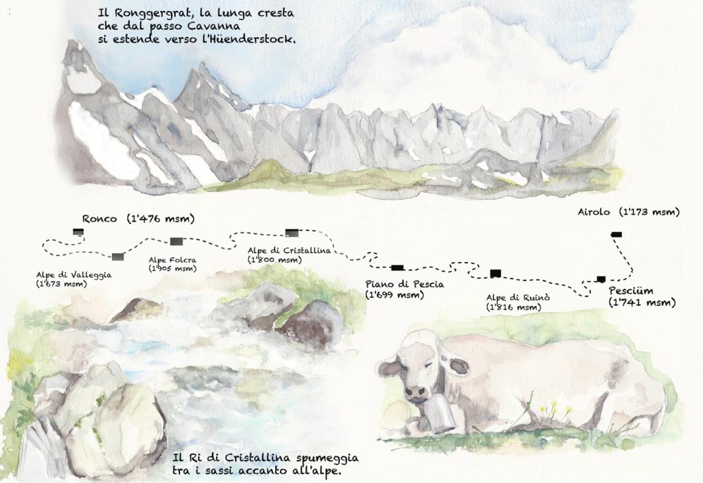 L’itinerario dipinto dall’autore del testo che lo ha percorso e qui descritto