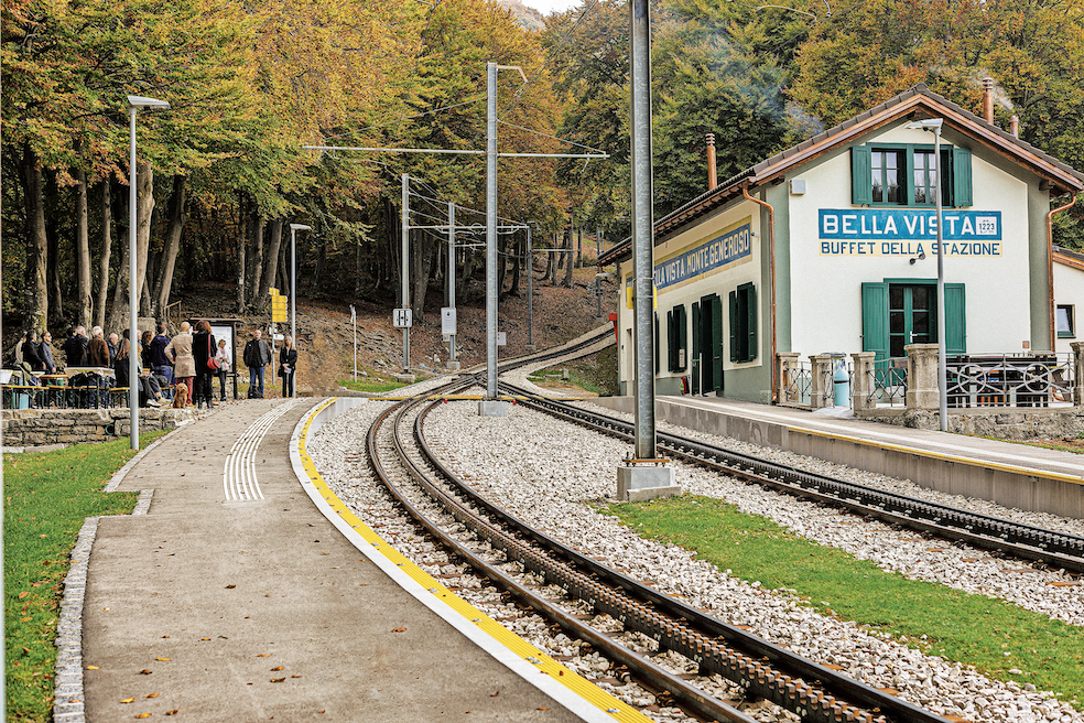 Il rinnovato Buffet Bellavista (© Ferrovia Monte Generoso by Alice Giambonini)