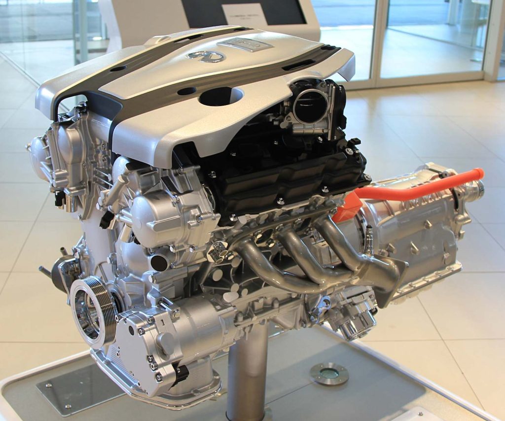 Il motore della Nissan Skyline 350GT Hybrid powertrain (TTTNIS)
