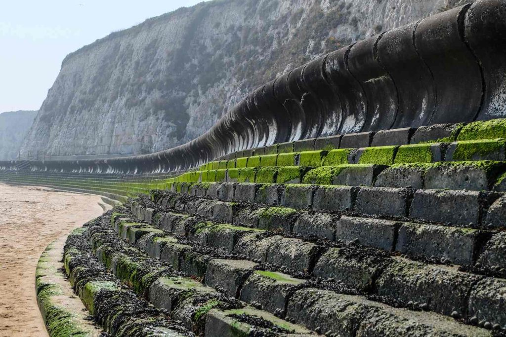 Particolare della scalinata sulla Louise Bay
