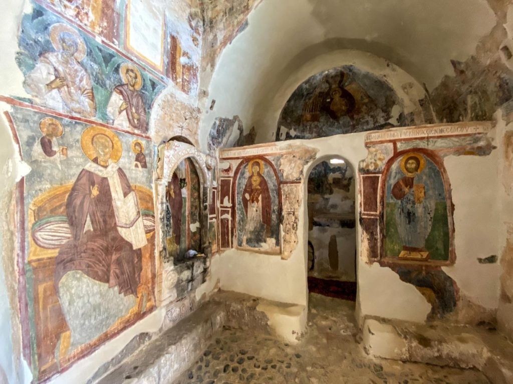 Chiesa di Agia Paraskevi, pitture murali interne