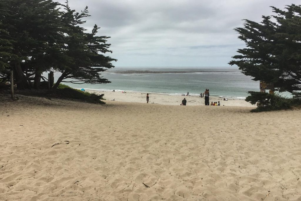 La spiaggia di Carmel by the Sea