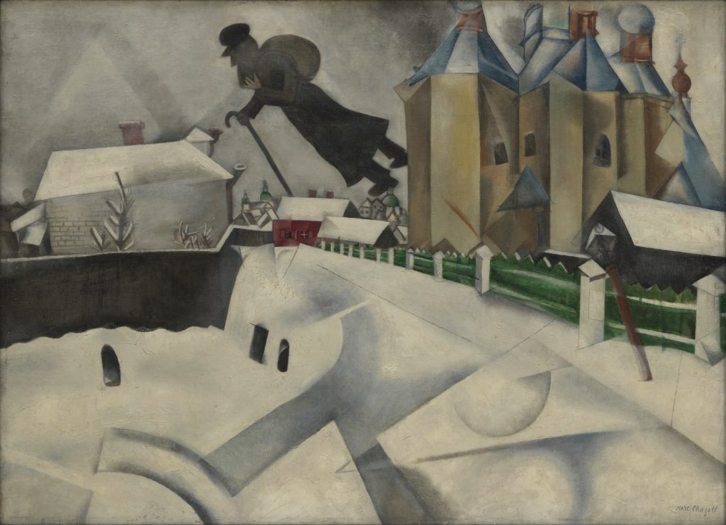 Marc Chagall, «Over Vitebsk», 1914, Art Gallery of Ontario.