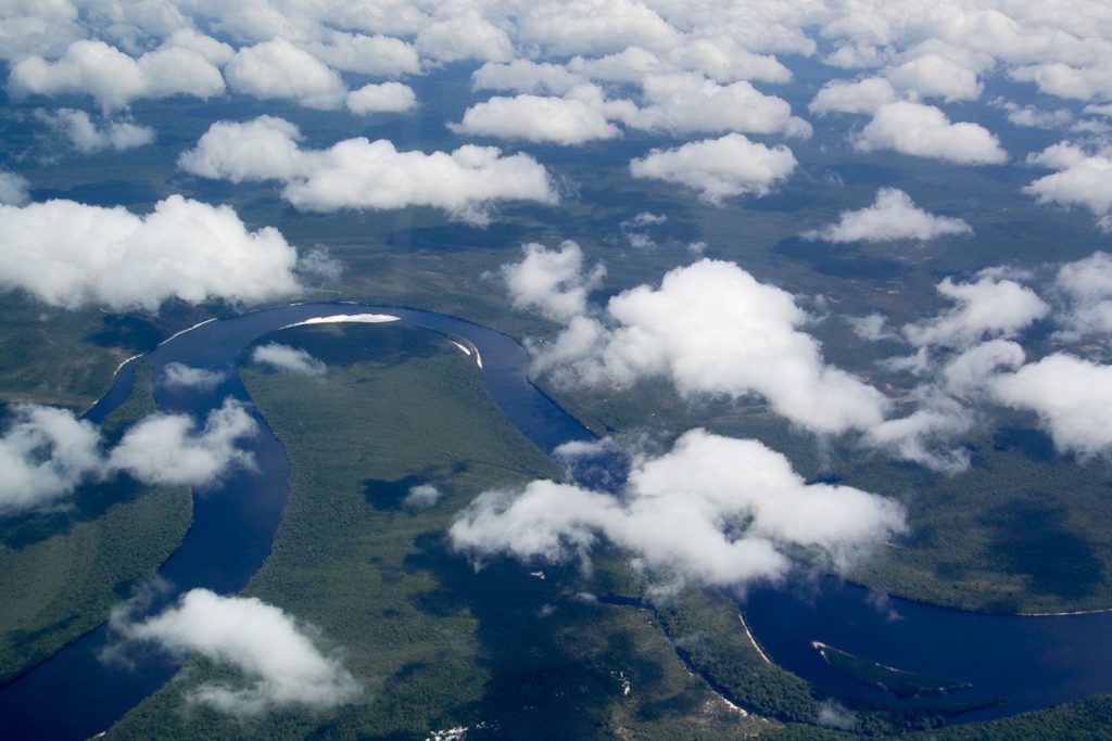 Veduta aerea sull’Amazzonia