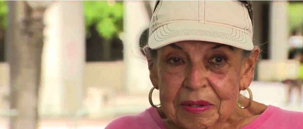 Fermina Lázara Estévez, 82 anni, da due anni in condizioni di assoluta povertà