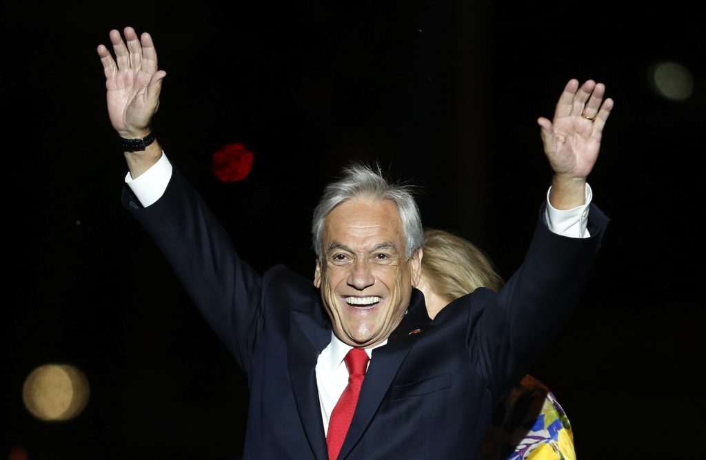 Il ricco Piñera, 68 anni, ha già governato il paese tra il 2010 e il 2014 (Keystone)