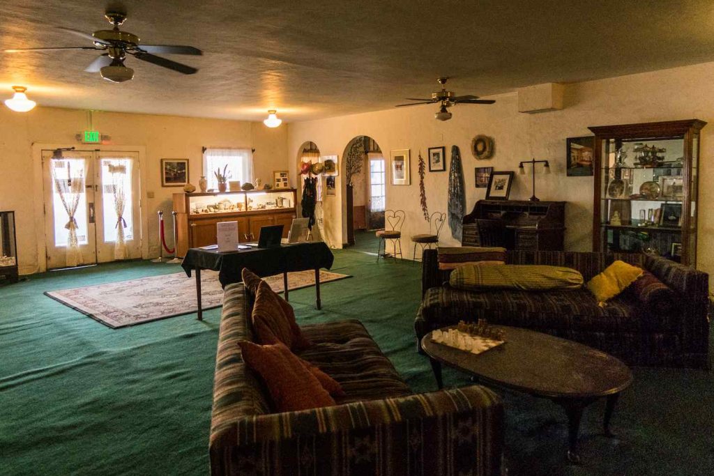 La lobby dell’hotel