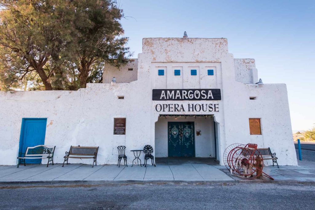L’ingresso del teatro Amargosa