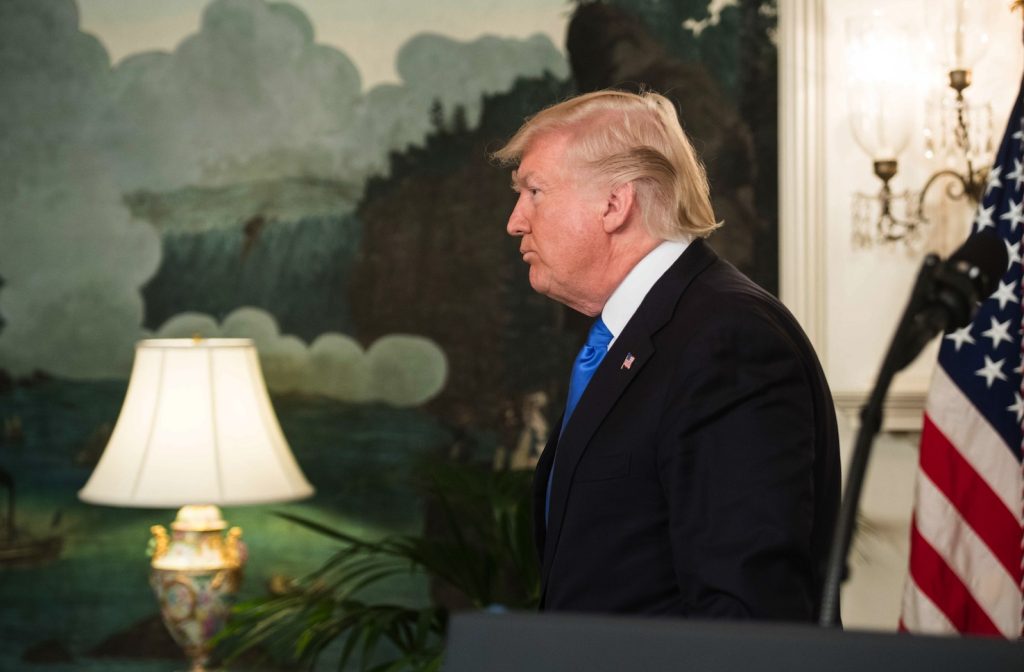 Donald Trump. Ostruzione alla giustizia è la colpa che precipitò la fine di Nixon nel 1974 (AFP)