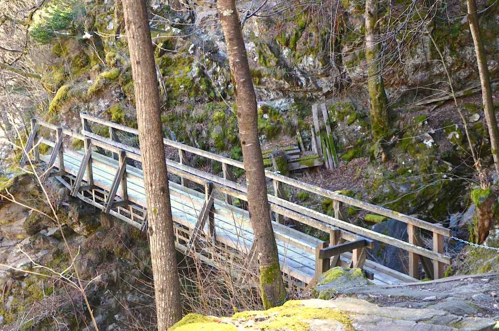 La mulattiera si trasforma in sentiero