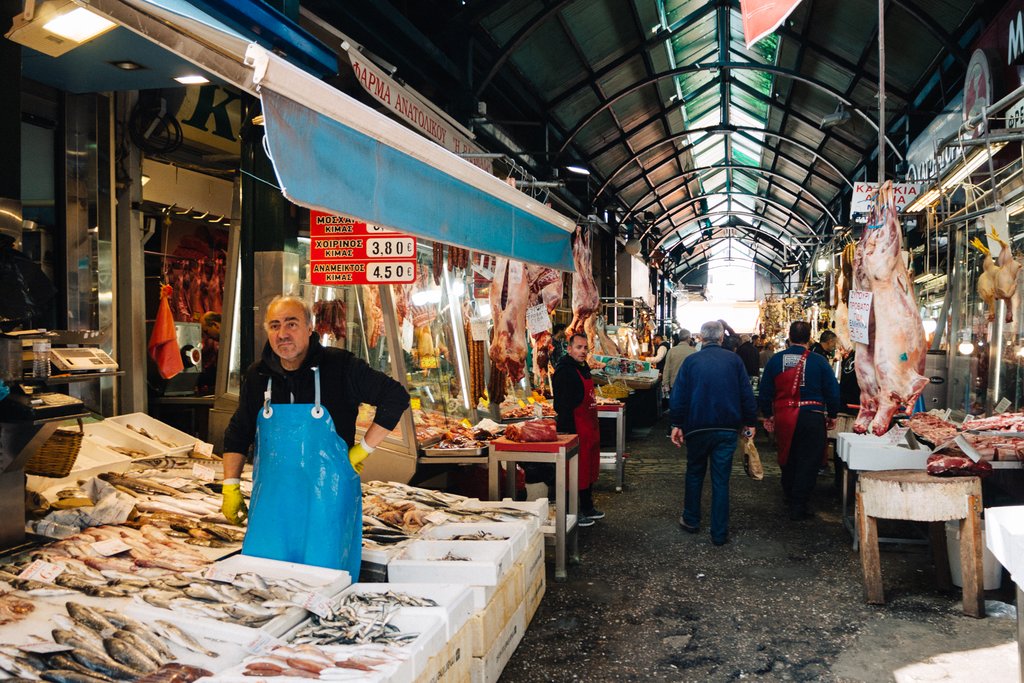 Il mercato di Salonicco (Vince Cammarata)