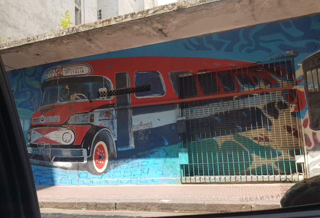 Murales nei pressi dello stadio del Boca Juniors: la Bombonera (Giulia Rognoni)