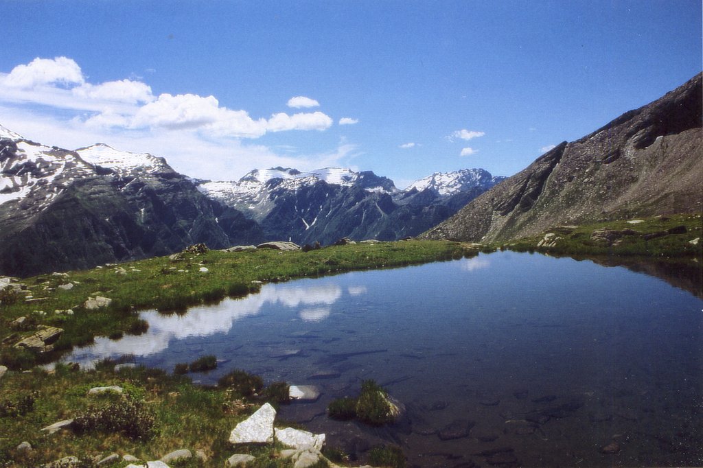 Il laghetto dei Corti, a 2181 metri di altitudine, in alta Valle Malvaglia (Alessandro Focarile)