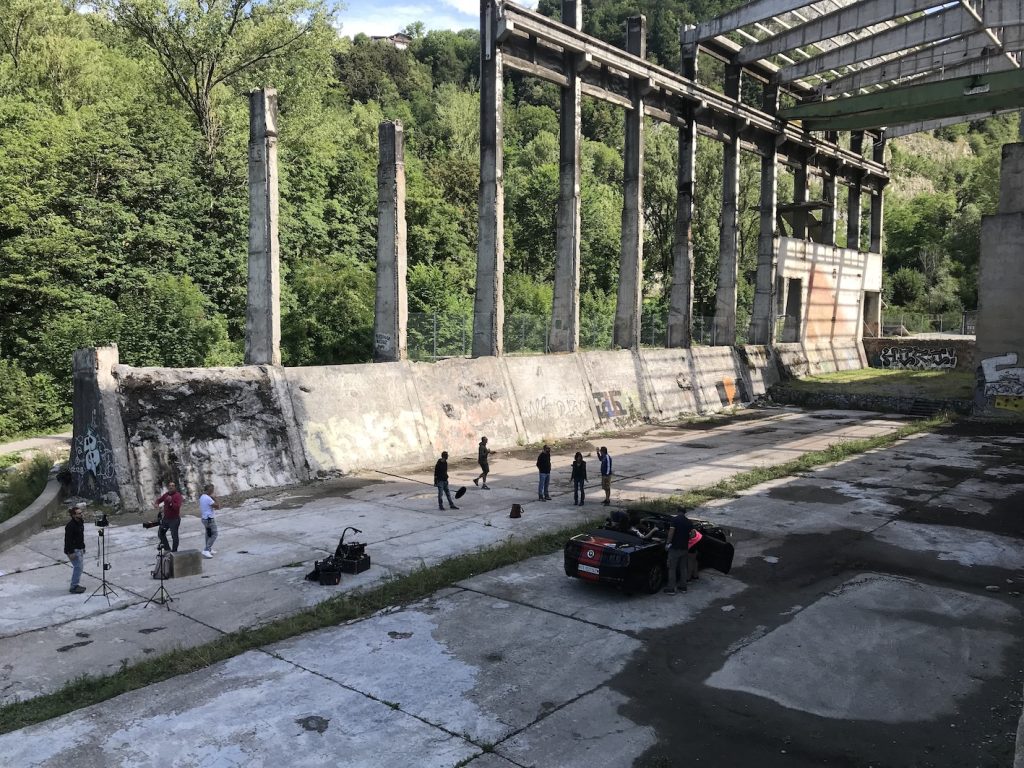 Sul set di <i>Calcinculo</i>, regia Chiara Bellosi, produzione Tempesta film Roma, Rai Cinema Coproduzione tellfilm Zurigo (Central Productions Lugano)