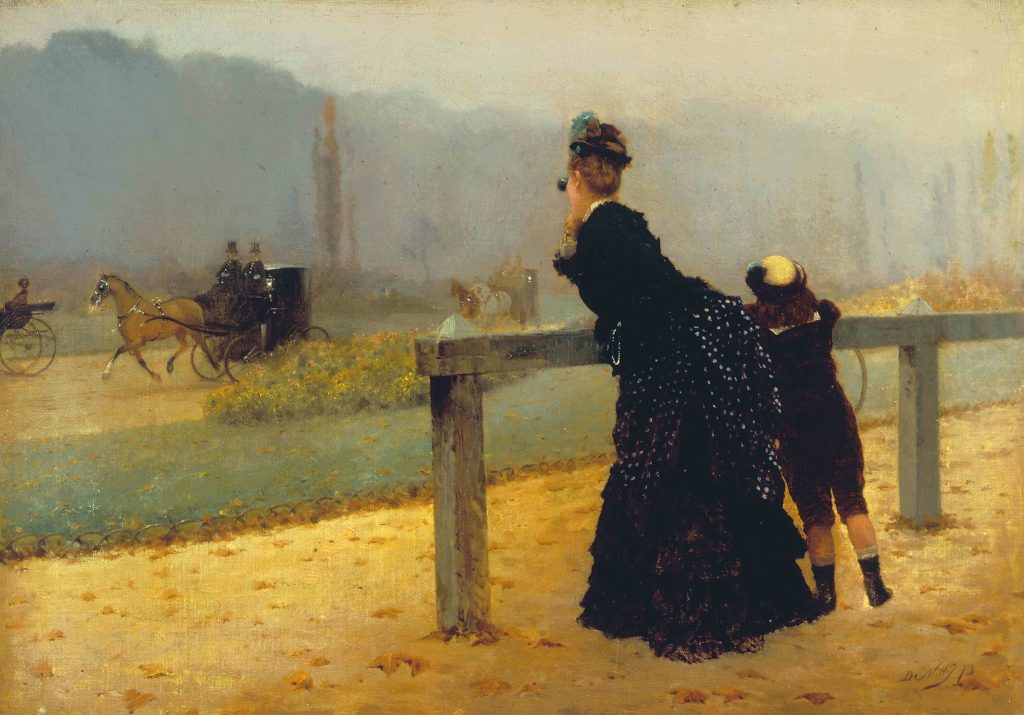 Bois de Boulogne, Giuseppe De Nittis, 1873