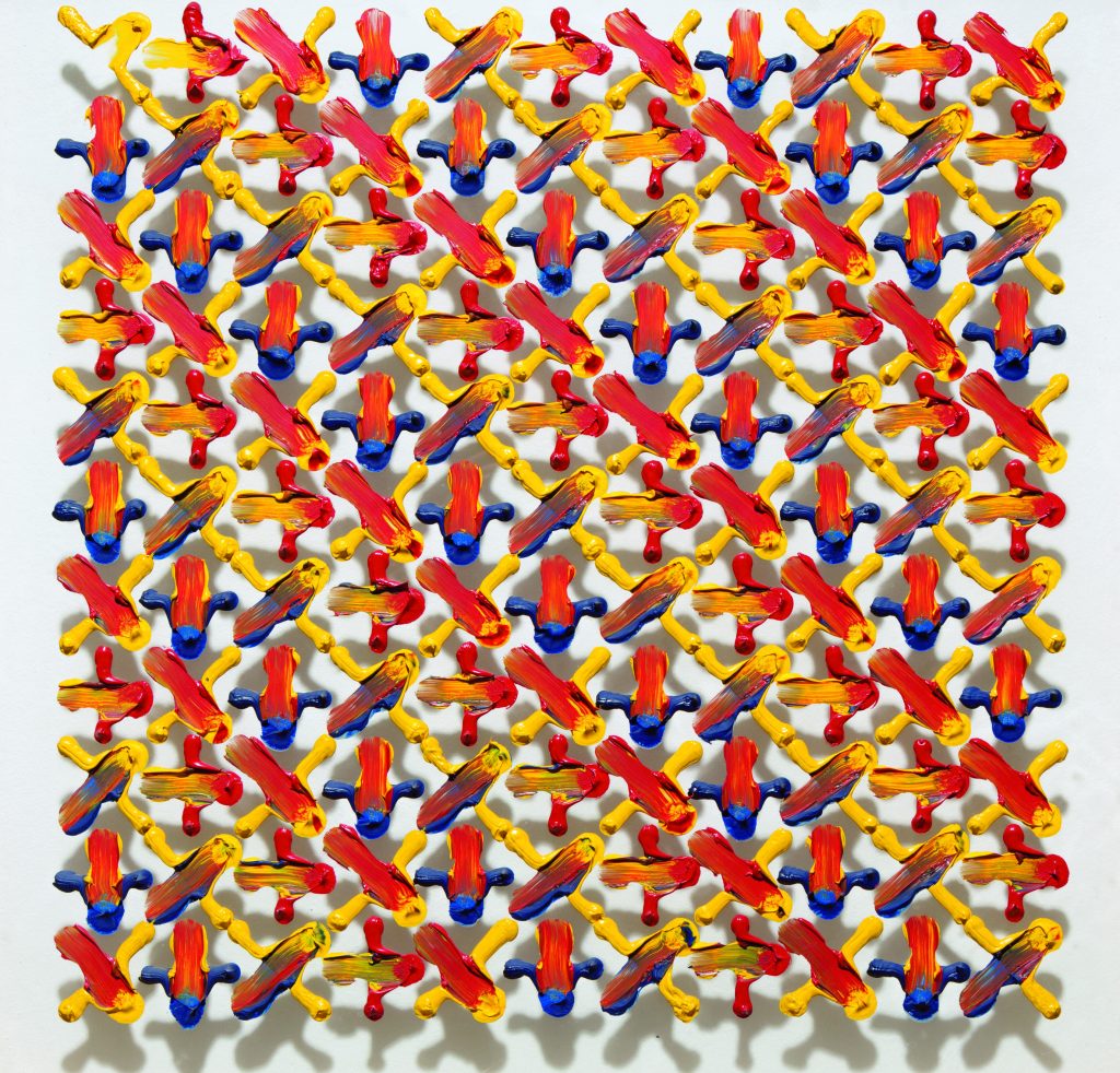 1999, olio su vetro (Stefano Spinelli)