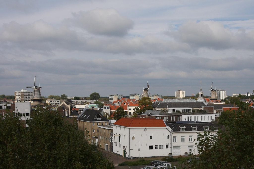 Tre dei sei mulini di Schiedam