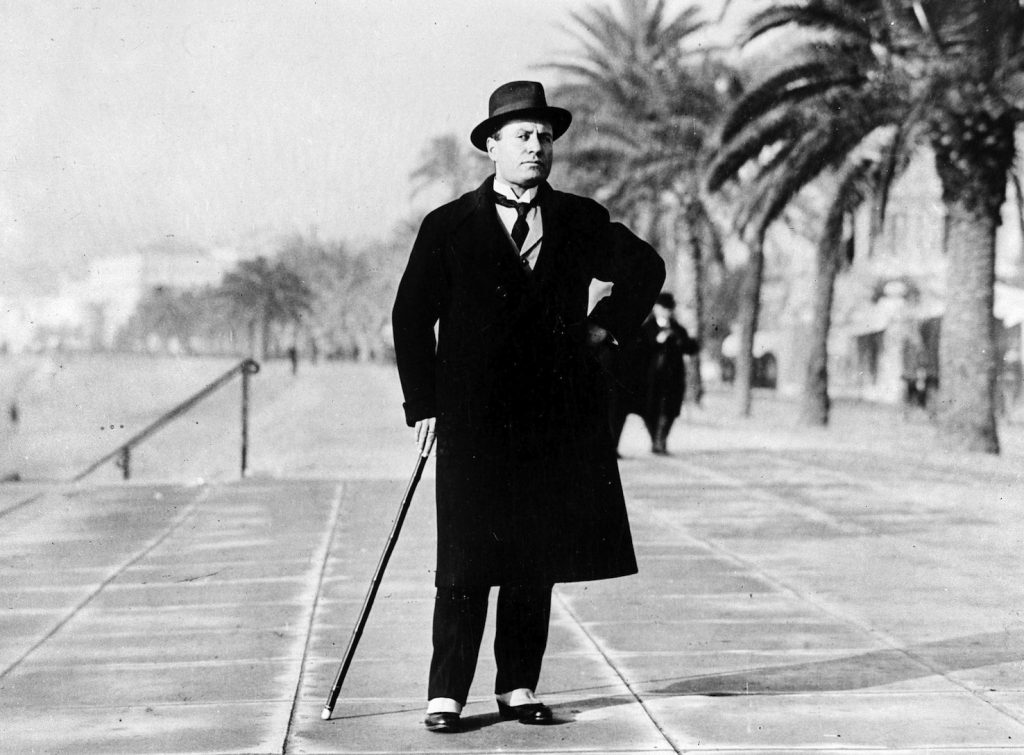 Benito Mussolini in Libia (AFP)