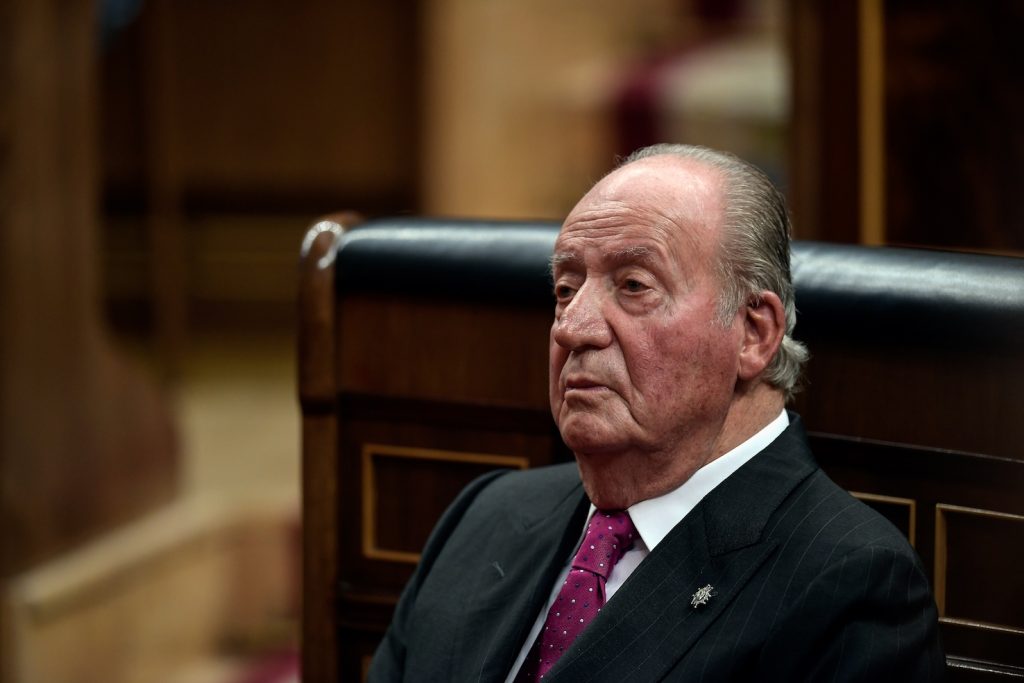 Juan Carlos è stato re dal 1975 al 2014, quando ho abdicato in favore del figlio Felipe (AFP)