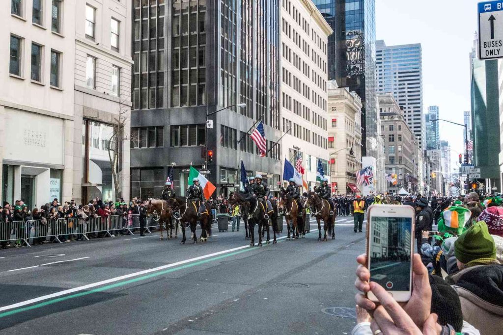 L’inizio della parata sulla Fifth Avenue