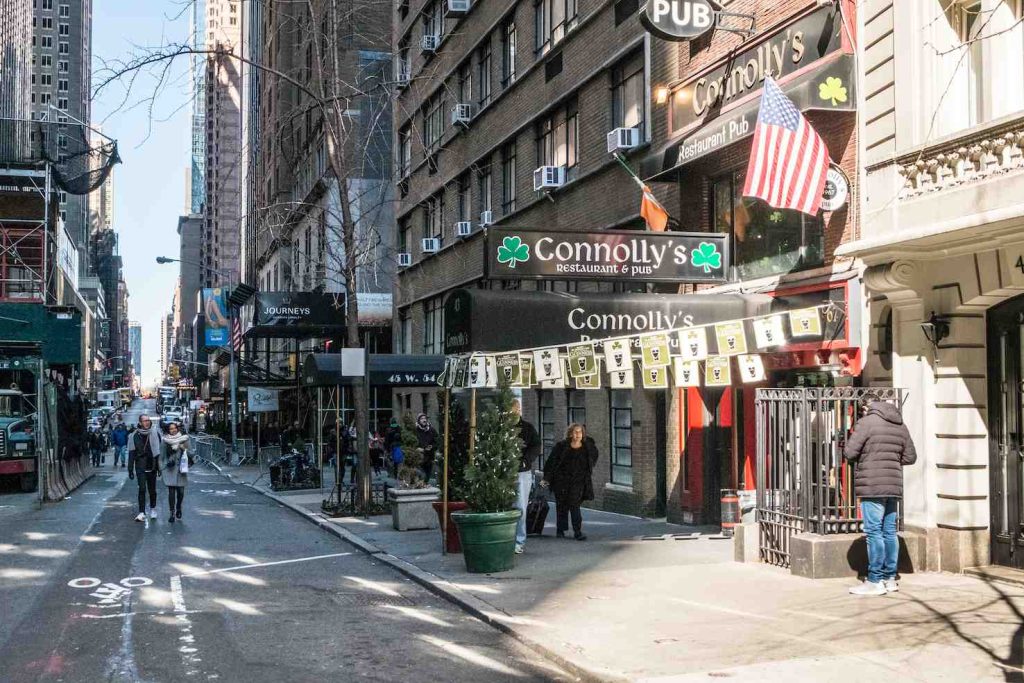 Uno dei tanti pub irlandesi di New York