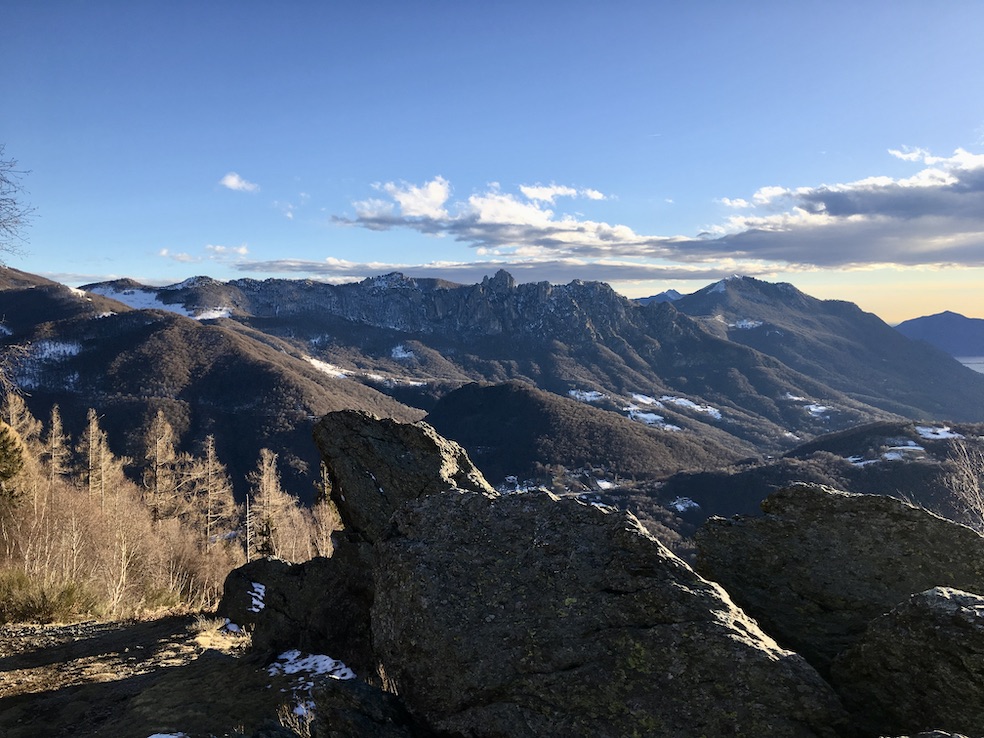 Il profilo seghettato dei Denti della Vecchia