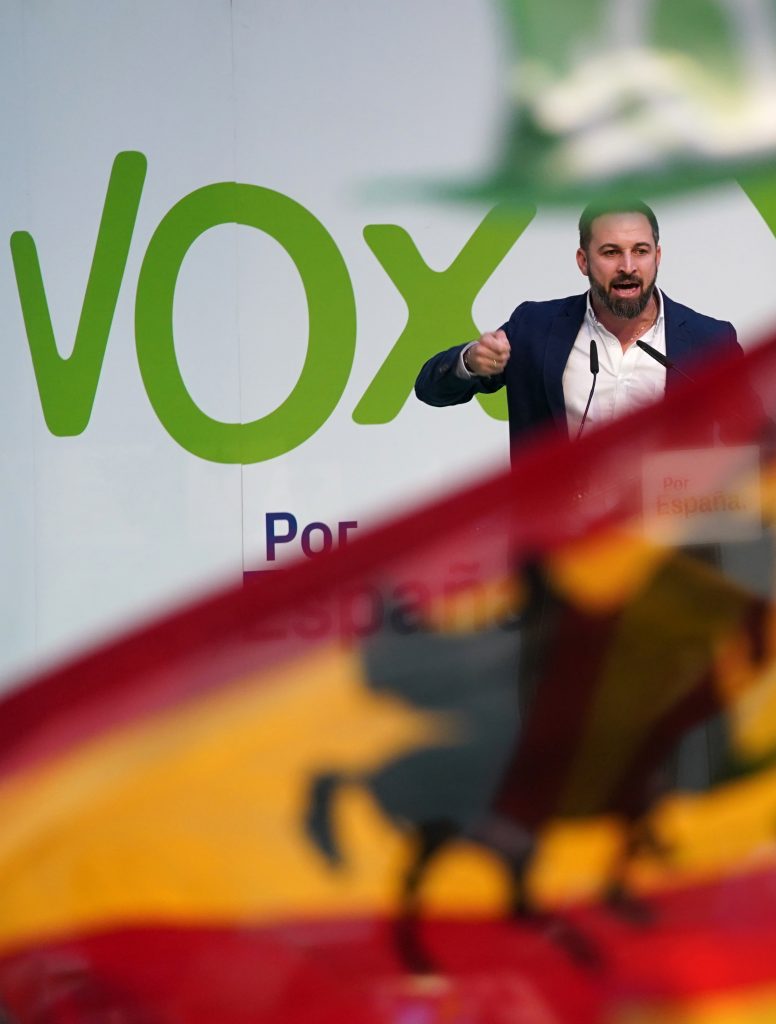 Santiago Abascal di Vox (AFP)