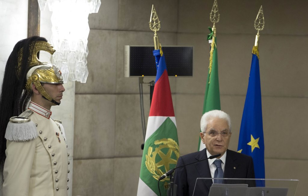 Il presidente Mattarella si ritrova ora ad affrontare un compito molto difficile (AFP)