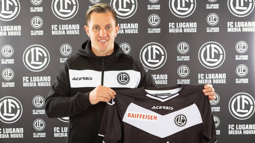 Reto Ziegler, è uno degli ultimi innesti internazionali a Cornaredo (Fc Lugano)